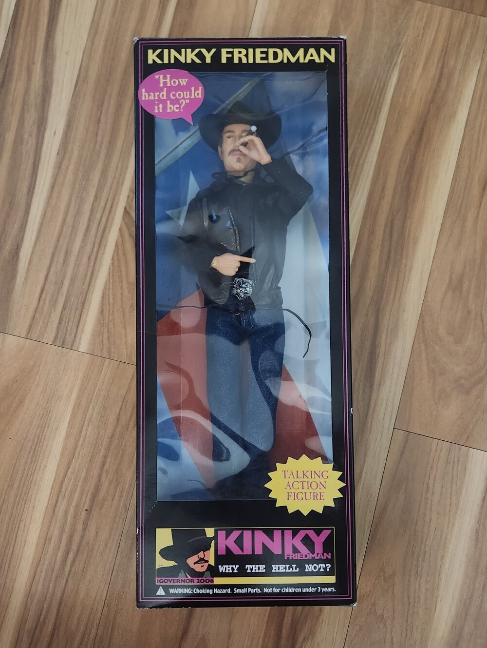Kinky Friedman Action Figure-Why The Hell Not?